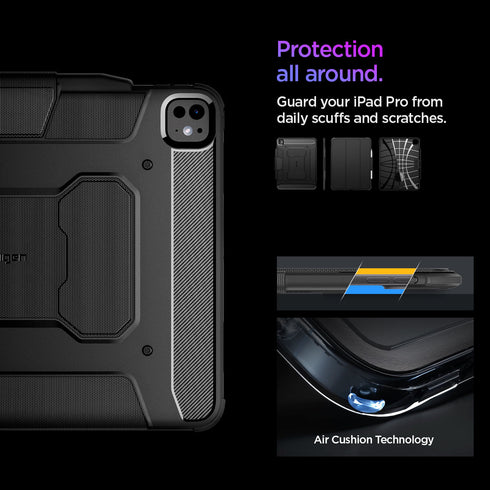 Spigen iPad Pro 13" M4 Case Rugged Armor Pro